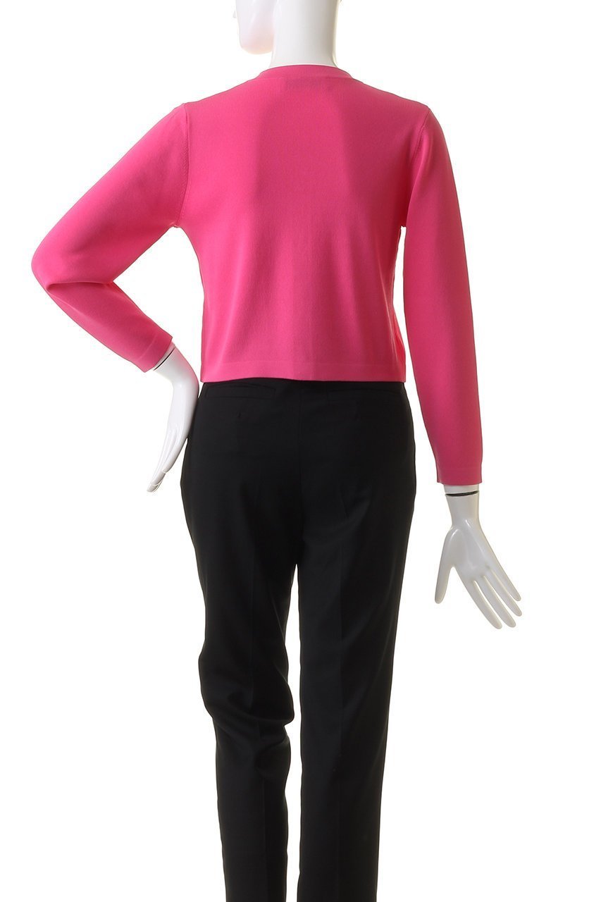 【アルアバイル/allureville】の【Loulou Willoughby】ソウバリクルーコンパクトカーディガン 人気、トレンドファッション・服の通販 founy(ファニー) 　ファッション　Fashion　レディースファッション　Fashion for Women　トップス・カットソー　Cut & Sew Tops　ニット　Knit Tops & Sweaters　カーディガン・羽織り　Layered Style Cardigans　おすすめ　Recommended / Our Picks　カーディガン　Cardigan, Knitwear　コンパクト　Compact, Small Size　シンプル　Simple, Minimal　ジャケット　Jacket, Outerwear　セットアップ　Set-Up, Coordinated Outfit　ポケット　Pocket, Pocket Detail　エレガント 上品　Elegant　半袖　Short Sleeve, Half Sleeve　other-4|ID: prp329100003879377 ipo3291000000032948838