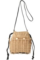 【ザンチェッティ/ZANCHETTI】のMARKET BAG(RAFFIA) ベージュ×ブラック|ID: prp329100003879380 ipo3291000000030462550