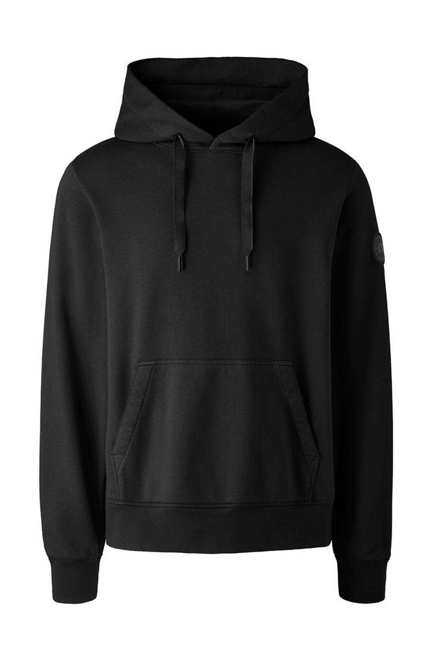 【カナダグース/CANADA GOOSE / MEN】の【MEN】7403MB Huron Hoody Black Label ヒューロン フーディー インテリア・キッズ・メンズ・レディースファッション・服の通販 founy(ファニー) 　ファッション　Fashion　メンズファッション　Fashion for Men　トップス・カットソー　Cut & Sew Tops　パーカー・フーディー / カジュアルコーデ　Hoodies & Parkas　メンズシャツ　Shirts　ドローコード　Drawcord, Drawstring Cord　ポケット　Pocket, Pocket Detail　リブニット　Rib Knit, Ribbed Knit　リュクス　Luxury, Elegant, High-End, Chic　リラックス　Relax, Relaxed Fit　ブラック|ID: prp329100003882629 ipo3291000000032928740