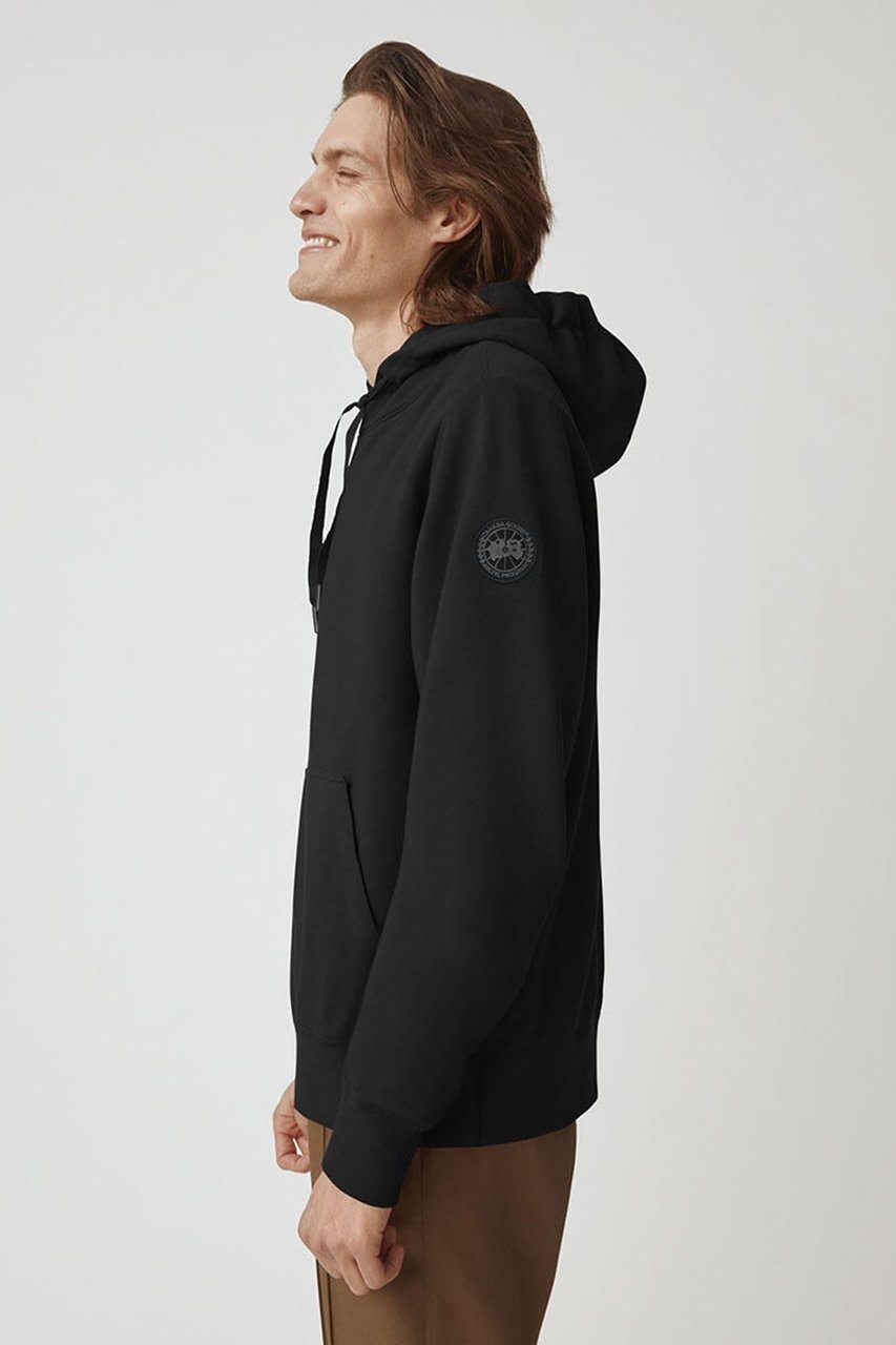 【カナダグース/CANADA GOOSE / MEN】の【MEN】7403MB Huron Hoody Black Label ヒューロン フーディー 人気、トレンドファッション・服の通販 founy(ファニー) 　ファッション　Fashion　メンズファッション　Fashion for Men　トップス・カットソー　Cut & Sew Tops　パーカー・フーディー / カジュアルコーデ　Hoodies & Parkas　メンズシャツ　Shirts　ドローコード　Drawcord, Drawstring Cord　ポケット　Pocket, Pocket Detail　リブニット　Rib Knit, Ribbed Knit　リュクス　Luxury, Elegant, High-End, Chic　リラックス　Relax, Relaxed Fit　other-3|ID: prp329100003882629 ipo3291000000032928757