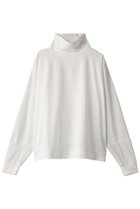 【リムアーク/RIM.ARK】のLong neck long sleeve PO/プルオーバー 人気、トレンドファッション・服の通販 founy(ファニー) ファッション Fashion レディースファッション Fashion for Women トップス・カットソー Cut & Sew Tops シャツ・ブラウス・オフィスカジュアル Elegant Blouses & Button-Ups ロングTシャツ・Tシャツ Longline T-Shirts & Tees カジュアルプルオーバー・ニットトップス Pullovers & Knit Tops / Casual Pullovers カットソー・ベーシックTシャツ Cut-and-Sewn Tops / Stretch Tees & Basics カットソー Cut and Sewn Top シルケット Silket, Silky Cotton スリーブ Sleeve, Long Sleeve / Short Sleeve ドッキング Docking, Mixed Material ハイネック High Neck, Mock Neck ベロア Velour, Soft Velvet ロング Long, Long-Length thumbnail ホワイト|ID: prp329100003882639 ipo3291000000034969233