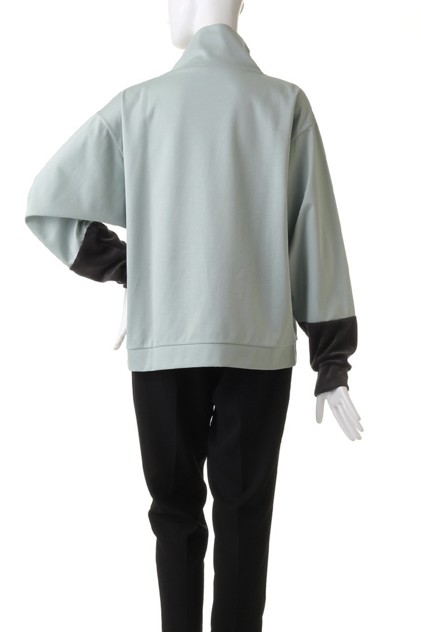 【リムアーク/RIM.ARK】のLong neck long sleeve PO/プルオーバー 人気、トレンドファッション・服の通販 founy(ファニー) 　ファッション　Fashion　レディースファッション　Fashion for Women　トップス・カットソー　Cut & Sew Tops　シャツ・ブラウス・オフィスカジュアル　Elegant Blouses & Button-Ups　ロングTシャツ・Tシャツ　Longline T-Shirts & Tees　カジュアルプルオーバー・ニットトップス　Pullovers & Knit Tops / Casual Pullovers　カットソー・ベーシックTシャツ　Cut-and-Sewn Tops / Stretch Tees & Basics　カットソー　Cut and Sewn Top　シルケット　Silket, Silky Cotton　スリーブ　Sleeve, Long Sleeve / Short Sleeve　ドッキング　Docking, Mixed Material　ハイネック　High Neck, Mock Neck　ベロア　Velour, Soft Velvet　ロング　Long, Long-Length　other-4|ID: prp329100003882639 ipo3291000000034969239