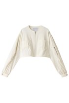 【リムアーク/RIM.ARK】のCollarless MA-1/ブルゾン 人気、トレンドファッション・服の通販 founy(ファニー) ファッション Fashion レディースファッション Fashion for Women アウター Coat / Outerwear Collection レディースジャケット・軽アウター Jackets ブルゾンジャケット・スポーティアウター Blouson Jackets MA-1ジャケット MA-1 Bomber Jackets / Flight Jackets ジャケット Jacket, Outerwear バランス Balance, Style Balance ブルゾン Blouson, Bomber Jacket thumbnail ホワイト|ID: prp329100003882643 ipo3291000000036754453