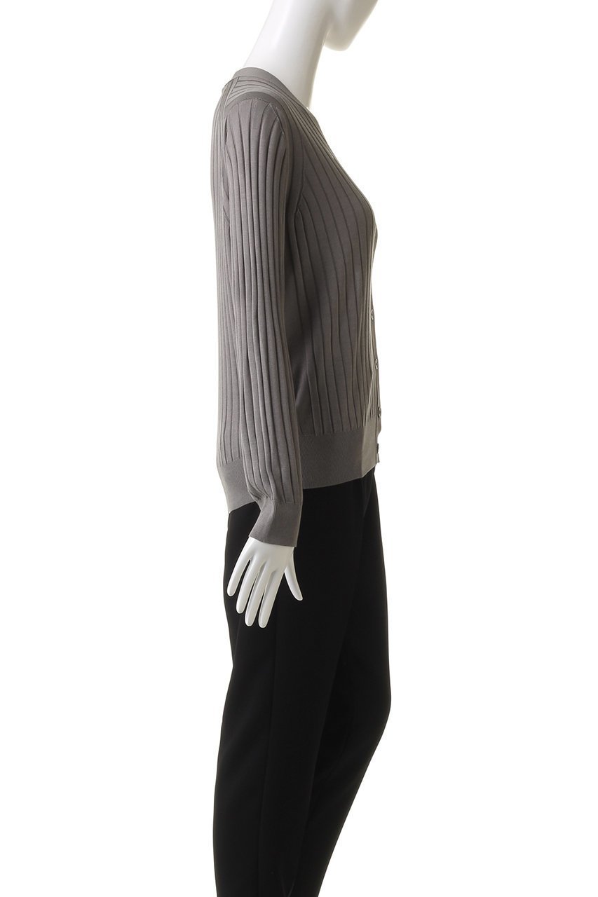 【スローン/SLOANE】の18Gワイドリブ シルク Vネックカーディガン 人気、トレンドファッション・服の通販 founy(ファニー) 　ファッション　Fashion　レディースファッション　Fashion for Women　トップス・カットソー　Cut & Sew Tops　ニット　Knit Tops & Sweaters　カーディガン・羽織り　Layered Style Cardigans　Vネックトップス　V-Neck Tops / V-Cut Neckline Shirts　なめらか　Smooth, Silky Texture　カーディガン　Cardigan, Knitwear　シルク　Silk, 100% Silk　シンプル　Simple, Minimal　ベーシック　Basic, Essential　ボトム　Bottoms, Lower Wear　ワイドリブ　Wide Rib, Wide Ribbed Knit　エレガント 上品　Elegant　定番　Standard, Basic Item　other-3|ID: prp329100003882659 ipo3291000000033821576