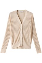 【スローン/SLOANE】の18Gワイドリブ シルク Vネックカーディガン エクリュ|ID: prp329100003882659 ipo3291000000036797987