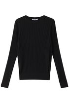 【スローン/SLOANE】の18Gワイドリブ シルク クルーネック 人気、トレンドファッション・服の通販 founy(ファニー) ファッション Fashion レディースファッション Fashion for Women トップス・カットソー Cut & Sew Tops ニット Knit Tops & Sweaters カジュアルプルオーバー・ニットトップス Pullovers & Knit Tops / Casual Pullovers なめらか Smooth, Silky Texture シルク Silk, 100% Silk ワイドリブ Wide Rib, Wide Ribbed Knit エレガント 上品 Elegant 定番 Standard, Basic Item thumbnail ブラック|ID: prp329100003882661 ipo3291000000032948879