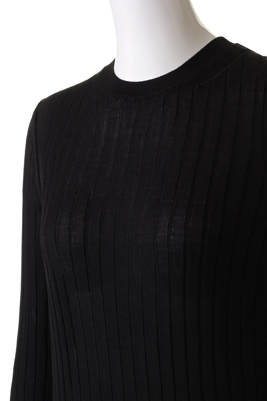 【スローン/SLOANE】の18Gワイドリブ シルク クルーネック 人気、トレンドファッション・服の通販 founy(ファニー) 　ファッション　Fashion　レディースファッション　Fashion for Women　トップス・カットソー　Cut & Sew Tops　ニット　Knit Tops & Sweaters　カジュアルプルオーバー・ニットトップス　Pullovers & Knit Tops / Casual Pullovers　なめらか　Smooth, Silky Texture　シルク　Silk, 100% Silk　ワイドリブ　Wide Rib, Wide Ribbed Knit　エレガント 上品　Elegant　定番　Standard, Basic Item　other-5|ID: prp329100003882661 ipo3291000000032948900