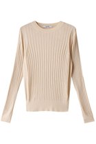 【スローン/SLOANE】の18Gワイドリブ シルク クルーネック エクリュ|ID: prp329100003882661 ipo3291000000036688103