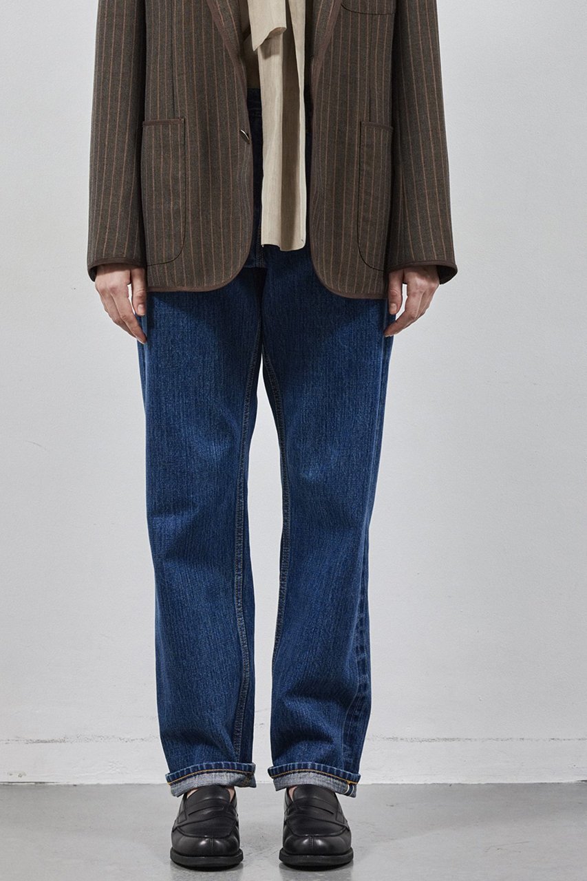 【バウト/BOWTE】のVIRGIN SEA ISLAND COTTON ヴィンテージ セルビッジデニム パンツ 人気、トレンドファッション・服の通販 founy(ファニー) 　ファッション　Fashion　レディースファッション　Fashion for Women　パンツ　Pants & Trousers　デニムパンツ・ジーンズ・美脚デニム　Denim Jeans & Pants　インディゴ　Indigo Denim　ウォッシュ　Washed Finish　スタンダード　Standard, Basic　ストレート　Straight, Straight Cut　デニム　Denim, Jeans Material　ヴィンテージ　Vintage Style　定番　Standard, Basic Item　other-8|ID: prp329100003882674 ipo3291000000036123585