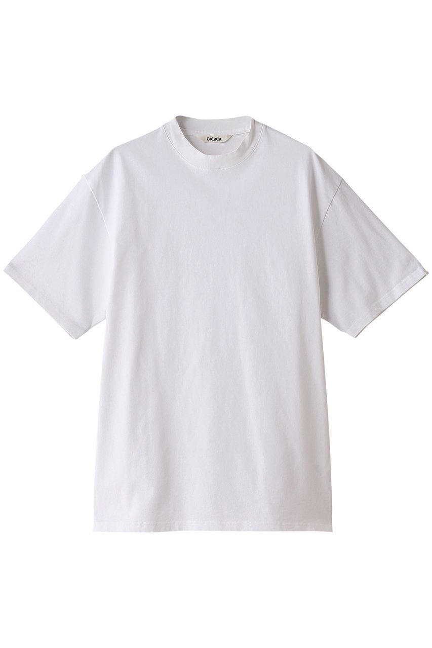 【オブラダ/Oblada】のユージュアル Tシャツ インテリア・キッズ・メンズ・レディースファッション・服の通販 founy(ファニー) 　ファッション　Fashion　レディースファッション　WOMEN　トップス・カットソー　Tops/Tshirt　シャツ/ブラウス　Shirts/Blouses　ロング / Tシャツ　T-Shirts　カットソー　Cut and Sewn　ショート　Short　シンプル　Simple　スリーブ　Sleeve　バランス　Balance　ホワイト|ID: prp329100003882687 ipo3291000000025567509