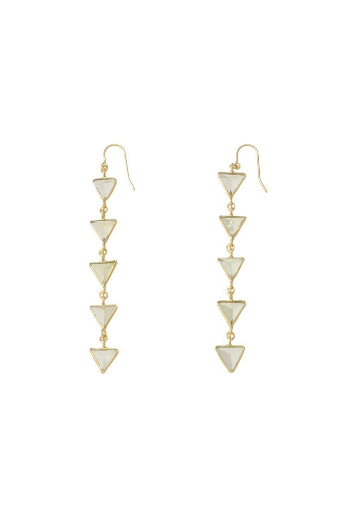 【アデル ビジュー/ADER bijoux】のGEM stone long ピアス インテリア・キッズ・メンズ・レディースファッション・服の通販 founy(ファニー) https://founy.com/ ファッション Fashion レディースファッション Fashion for Women ジュエリー Jewelry ファッションリング Fashion Rings イヤリング・フープ・ドロップタイプ Hoop, Drop & Clip Earrings イヤリング Earrings トライアングル Triangle, Triangular Shape フェミニン Feminine, Girly モチーフ Motif, Design Theme ロング Long, Long-Length |ID: prp329100003882715 ipo3291000000036197504