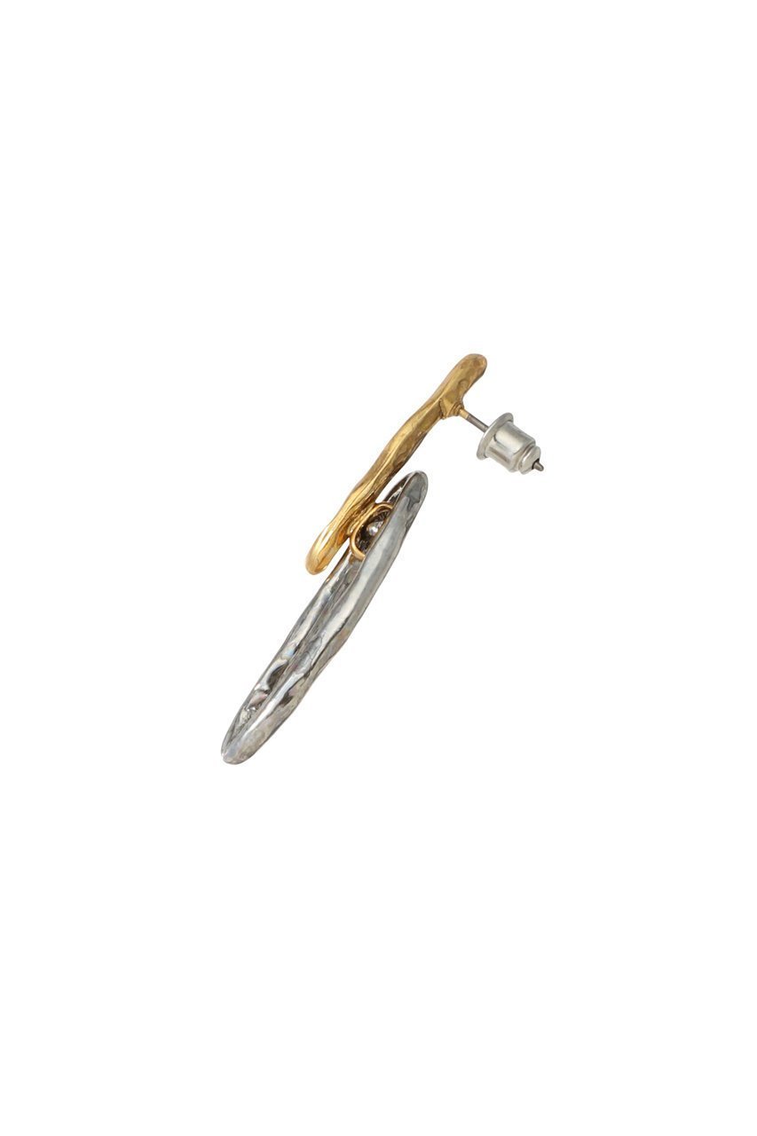 【アデル ビジュー/ADER bijoux】のBATEAUX bi-color ピアス 人気、トレンドファッション・服の通販 founy(ファニー) 　ファッション　Fashion　レディースファッション　Fashion for Women　ジュエリー　Jewelry　ファッションリング　Fashion Rings　イヤリング・フープ・ドロップタイプ　Hoop, Drop & Clip Earrings　イヤリング　Earrings　シルバー　Silver, Metallic Silver　スタイリッシュ　Stylish, Fashionable　チェーン　Chain, Chain Strap　フォルム　Silhouette, Form　定番　Standard, Basic Item　other-4|ID: prp329100003882720 ipo3291000000031378121