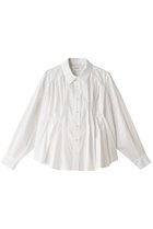 【ミディウミソリッド/MIDIUMISOLID】のpin tucked drop shoulder shirt シャツ off white|ID:prp329100003882730