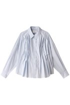 【ミディウミソリッド/MIDIUMISOLID】のpin tucked drop shoulder shirt シャツ l.blue|ID:prp329100003882730