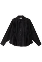 【ミディウミソリッド/MIDIUMISOLID】のpin tucked drop shoulder shirt シャツ black|ID:prp329100003882730
