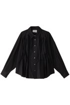 【ミディウミソリッド/MIDIUMISOLID】のpin tucked drop shoulder shirt シャツ black|ID: prp329100003882730 ipo3291000000028482964