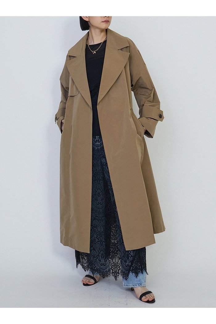 【プルミエ アロンディスモン/1er Arrondissement】のタフタコート インテリア・キッズ・メンズ・レディースファッション・服の通販 founy(ファニー) https://founy.com/ ファッション Fashion レディースファッション WOMEN アウター Coat Outerwear コート Coats イタリア Italy シンプル Simple タフタ Taffeta ロング Long |ID: prp329100003882743 ipo3291000000030449545
