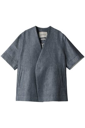 【デパリエ/DEPAREILLE】 デニムフィルムツイルジャケット人気、トレンドファッション・服の通販 founy(ファニー) ファッション Fashion レディースファッション Fashion for Women アウター Coat / Outerwear Collection レディースジャケット・軽アウター Jackets おすすめ Recommended / Our Picks ジャケット Jacket, Outerwear スリット Slit, Slit Detail セットアップ Set-Up, Coordinated Outfit デニム Denim, Jeans Material エレガント 上品 Elegant 半袖 Short Sleeve, Half Sleeve 長袖 Long Sleeve, Full Sleeve |ID:prp329100003882759