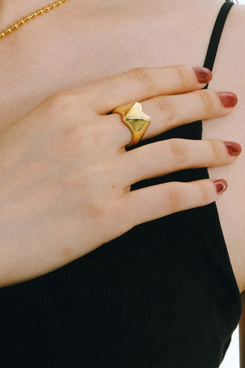 【メゾンドパルス/MAISON DPULSE】のHeart charm リング(K24GP) 人気、トレンドファッション・服の通販 founy(ファニー) ファッション Fashion レディースファッション Fashion for Women ジュエリー Jewelry スタイリッシュ Stylish, Fashionable チャーム Charm, Pendant 人気 Popular, Best Seller other-2|ID: prp329100003883893 ipo3291000000036094481