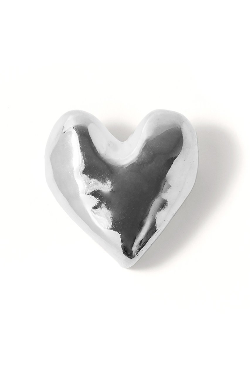 【メゾンドパルス/MAISON DPULSE】のHeart ブローチ インテリア・キッズ・メンズ・レディースファッション・服の通販 founy(ファニー) 　ファッション　Fashion　レディースファッション　Fashion for Women　ジュエリー　Jewelry　おすすめ　Recommended / Our Picks　ジャケット　Jacket, Outerwear　ブローチ　Brooch, Pin Brooch　ワンポイント　One Point, Statement Accent　シルバー|ID: prp329100003883905 ipo3291000000035621201