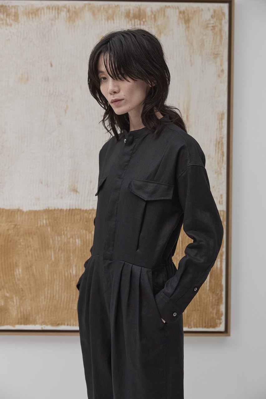 【ティッカ/TICCA】の【ELLE SHOP限定】リネンコンビネゾン 人気、トレンドファッション・服の通販 founy(ファニー) 　ファッション　Fashion　レディースファッション　Fashion for Women　パンツ　Pants & Trousers　コンビネゾン　Jumpsuit, All-in-One　スリーブ　Sleeve, Long Sleeve / Short Sleeve　リネン　Linen, Linen Fabric　リラックス　Relax, Relaxed Fit　ロング　Long, Long-Length　エレガント 上品　Elegant　人気　Popular, Best Seller　夏　Summer　other-8|ID: prp329100003883907 ipo3291000000032965833