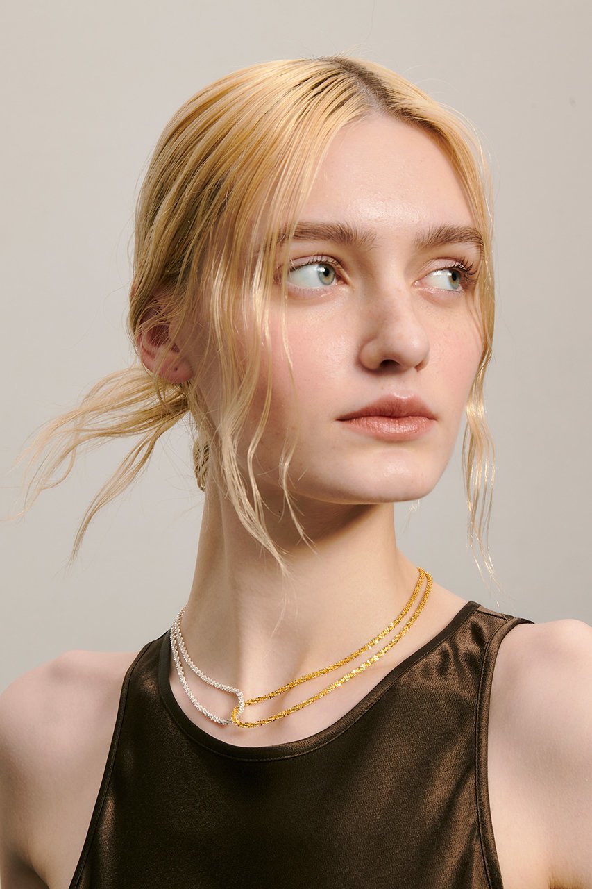 【メゾンドパルス/MAISON DPULSE】のdouble chain ネックレス 人気、トレンドファッション・服の通販 founy(ファニー) 　ファッション　Fashion　レディースファッション　Fashion for Women　ジュエリー　Jewelry　ネックレス　Necklaces & Pendants　エレガント 上品　Elegant　オケージョン　Occasion Wear　シルバー　Silver, Metallic Silver　シンプル　Simple, Minimal　チェーン　Chain, Chain Strap　ネックレス　Necklace, Pendant Necklace　other-4|ID: prp329100003883930 ipo3291000000035762158