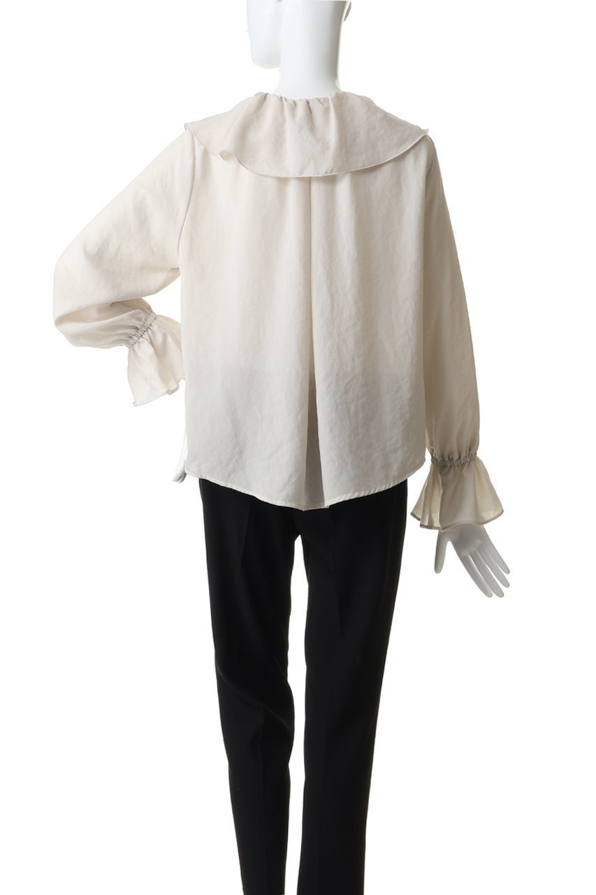 【ガリャルダガランテ/GALLARDAGALANTE】のラッフルカラーブラウス 人気、トレンドファッション・服の通販 founy(ファニー) ファッション Fashion レディースファッション Fashion for Women トップス・カットソー Cut & Sew Tops シャツ・ブラウス・オフィスカジュアル Elegant Blouses & Button-Ups 2026年 2026 スリーブ Sleeve, Long Sleeve / Short Sleeve デニム Denim, Jeans Material フェミニン Feminine, Girly フリル Frill, Ruffle フレア Flare, Flared ロング Long, Long-Length ワイド Wide, Wide Fit 夏 Summer 春 Spring S/S・春夏 SS, Spring/Summer, Warm Season other-4|ID: prp329100003883990 ipo3291000000035526734