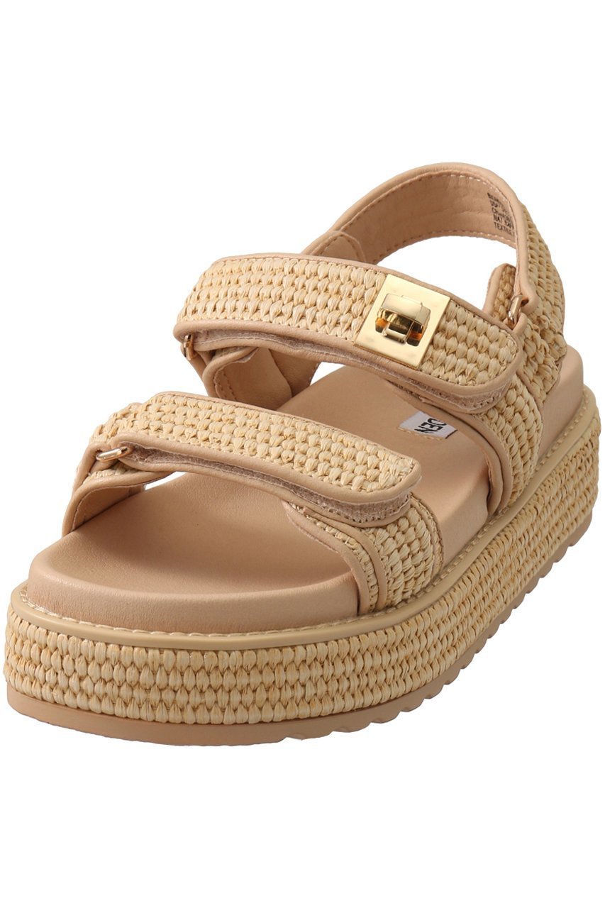 【スティーブマデン/STEVE MADDEN】のBIGMONA ダブルベルトラフィアサンダル インテリア・キッズ・メンズ・レディースファッション・服の通販 founy(ファニー) 　ファッション　Fashion　レディースファッション　Fashion for Women　ベルト&ウエストマーク　Belts & Waist Accessories　クラシック　Classic, Timeless Style　サンダル　Sandals, Summer Shoes　ダブル　Double, Double-Breasted　デニム　Denim, Jeans Material　フェミニン　Feminine, Girly　ラフィア　Raffia, Natural Straw　厚底　Platform Shoes　夏　Summer　NATラフィア|ID: prp329100003883993 ipo3291000000032774582