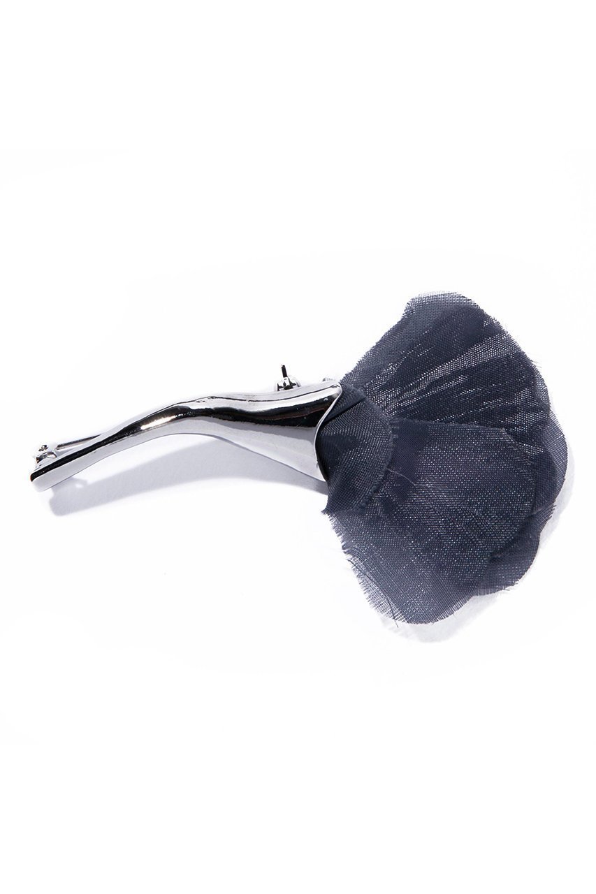 【イリスフォーセブン/IRIS 47】のbara ブローチ インテリア・キッズ・メンズ・レディースファッション・服の通販 founy(ファニー) 　ファッション　Fashion　レディースファッション　Fashion for Women　ジュエリー　Jewelry　オーガンジー　Organza Fabric　クラシック　Classic, Timeless Style　ブローチ　Brooch, Pin Brooch　モダン　Modern, Contemporary　モチーフ　Motif, Design Theme　ブラック|ID: prp329100003884031 ipo3291000000035956935