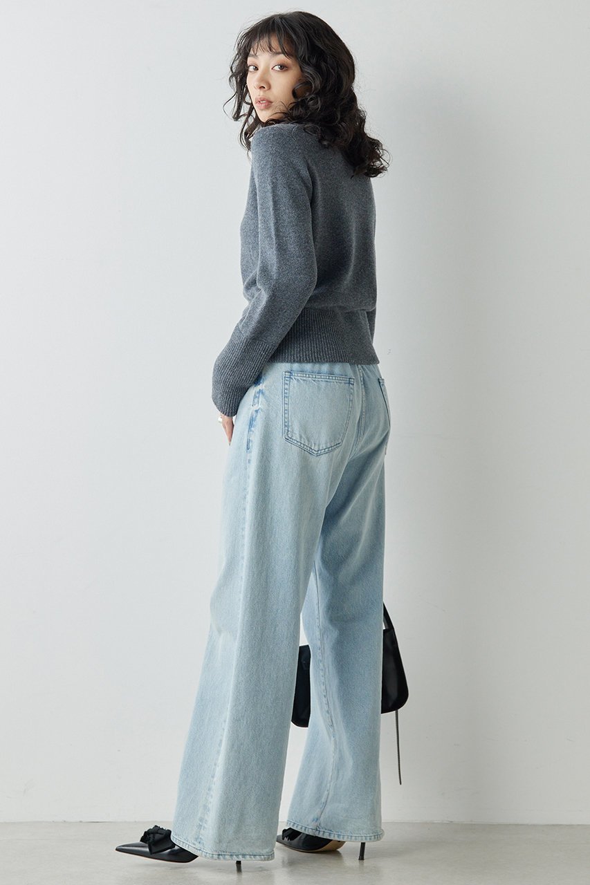 【ウィムガゼット/Whim Gazette】のドロストデニムパンツ 人気、トレンドファッション・服の通販 founy(ファニー) 　ファッション　Fashion　レディースファッション　Fashion for Women　パンツ　Pants & Trousers　デニムパンツ・ジーンズ・美脚デニム　Denim Jeans & Pants　ウォッシュ　Washed Finish　クール　Cool, Chic　シューズ　Shoes, Footwear　シンプル　Simple, Minimal　デニム　Denim, Jeans Material　ドローコード　Drawcord, Drawstring Cord　リラックス　Relax, Relaxed Fit　other-3|ID: prp329100003884040 ipo3291000000036485562