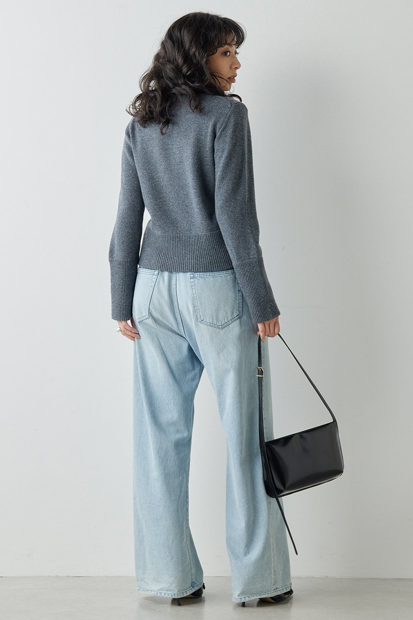 【ウィムガゼット/Whim Gazette】のドロストデニムパンツ 人気、トレンドファッション・服の通販 founy(ファニー) 　ファッション　Fashion　レディースファッション　Fashion for Women　パンツ　Pants & Trousers　デニムパンツ・ジーンズ・美脚デニム　Denim Jeans & Pants　ウォッシュ　Washed Finish　クール　Cool, Chic　シューズ　Shoes, Footwear　シンプル　Simple, Minimal　デニム　Denim, Jeans Material　ドローコード　Drawcord, Drawstring Cord　リラックス　Relax, Relaxed Fit　other-4|ID: prp329100003884040 ipo3291000000036485563