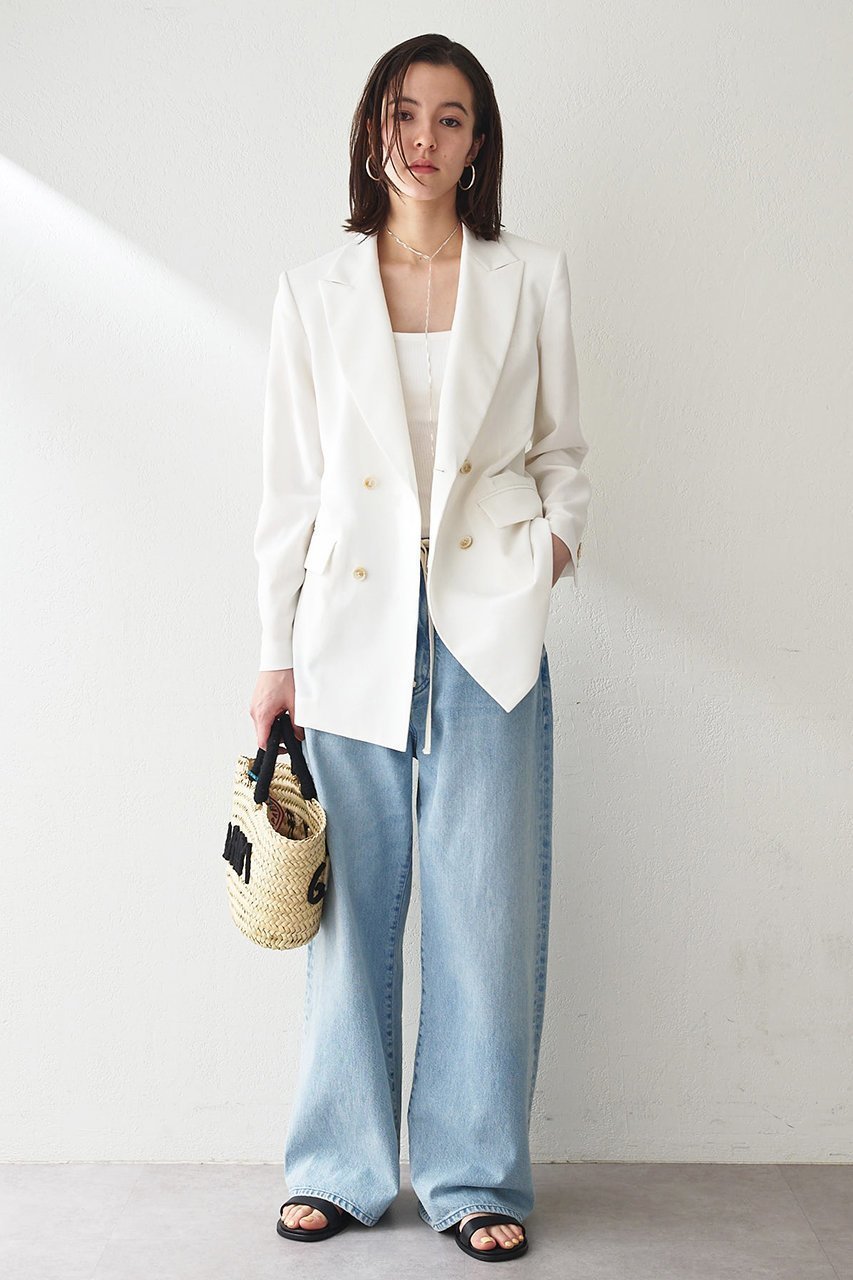 【ウィムガゼット/Whim Gazette】のドロストデニムパンツ 人気、トレンドファッション・服の通販 founy(ファニー) 　ファッション　Fashion　レディースファッション　Fashion for Women　パンツ　Pants & Trousers　デニムパンツ・ジーンズ・美脚デニム　Denim Jeans & Pants　ウォッシュ　Washed Finish　クール　Cool, Chic　シューズ　Shoes, Footwear　シンプル　Simple, Minimal　デニム　Denim, Jeans Material　ドローコード　Drawcord, Drawstring Cord　リラックス　Relax, Relaxed Fit　other-5|ID: prp329100003884040 ipo3291000000036485564