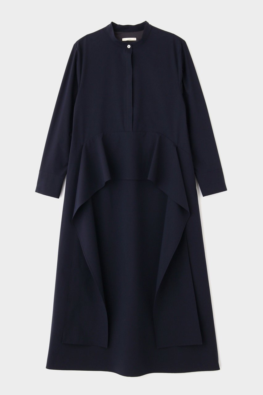 【ル フィル/LE PHIL】のSOLOTEXシャツワンピース インテリア・キッズ・メンズ・レディースファッション・服の通販 founy(ファニー) 　ファッション　Fashion　レディースファッション　Fashion for Women　ワンピース　Dresses　シャツワンピース / 1枚で着映えコーデ　Shirt Dresses　チュニック　Tunic Tops & Dresses　なめらか　Smooth, Silky Texture　カッティング　Cutting Detail　クッション　Cushion, Throw Pillow　ストレッチ　Stretch, Stretchy Fabric　チュニック　Tunic, Long Top　ドレス　Dress, One-Piece　ドレープ　Drape, Draping Fabric　ブロード　Broadcloth, Fine Cotton　マニッシュ　Mannish, Boyish　ロング　Long, Long-Length　ネイビー|ID: prp329100003885525 ipo3291000000032920830