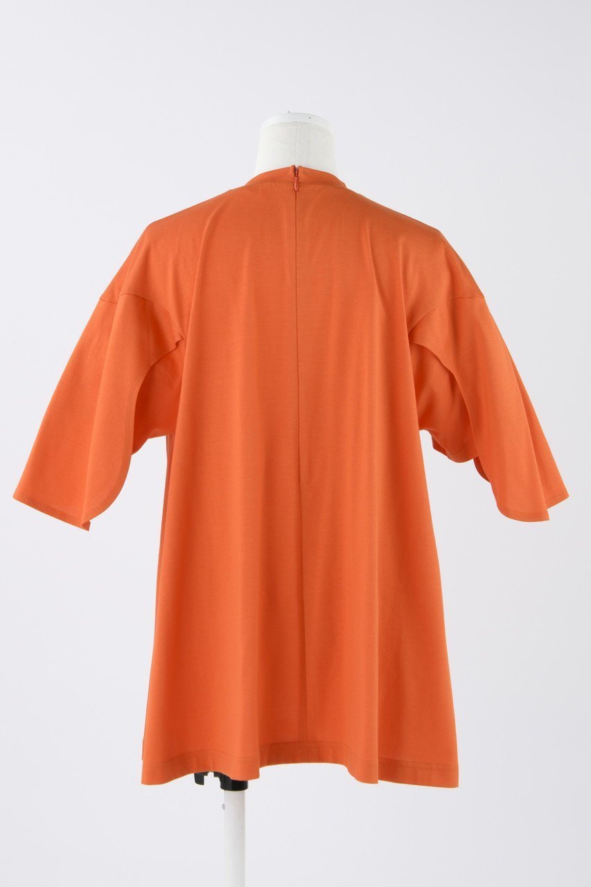【エンフォルド/ENFOLD】のシルケット天竺 ダブルスリーブ T/SH Tシャツ 人気、トレンドファッション・服の通販 founy(ファニー) 　ファッション　Fashion　レディースファッション　Fashion for Women　トップス・カットソー　Cut & Sew Tops　シャツ・ブラウス・オフィスカジュアル　Elegant Blouses & Button-Ups　ロングTシャツ・Tシャツ　Longline T-Shirts & Tees　カットソー・ベーシックTシャツ　Cut-and-Sewn Tops / Stretch Tees & Basics　カットソー　Cut and Sewn Top　ショート　Short, Short Length　シルケット　Silket, Silky Cotton　スリーブ　Sleeve, Long Sleeve / Short Sleeve　ダブル　Double, Double-Breasted　ワイド　Wide, Wide Fit　エレガント 上品　Elegant　半袖　Short Sleeve, Half Sleeve　other-3|ID: prp329100003885547 ipo3291000000032839209