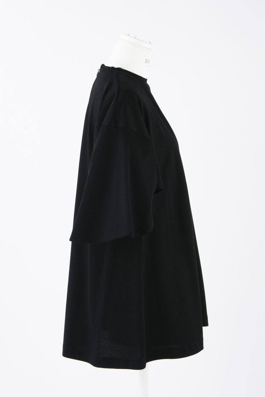 【エンフォルド/ENFOLD】のシルケット天竺 ダブルスリーブ T/SH Tシャツ 人気、トレンドファッション・服の通販 founy(ファニー) ファッション Fashion レディースファッション Fashion for Women トップス・カットソー Cut & Sew Tops シャツ・ブラウス・オフィスカジュアル Elegant Blouses & Button-Ups ロングTシャツ・Tシャツ Longline T-Shirts & Tees カットソー・ベーシックTシャツ Cut-and-Sewn Tops / Stretch Tees & Basics カットソー Cut and Sewn Top ショート Short, Short Length シルケット Silket, Silky Cotton スリーブ Sleeve, Long Sleeve / Short Sleeve ダブル Double, Double-Breasted ワイド Wide, Wide Fit エレガント 上品 Elegant 半袖 Short Sleeve, Half Sleeve other-4|ID: prp329100003885547 ipo3291000000036415375