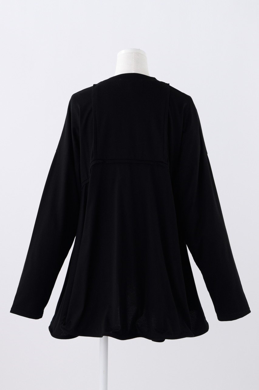 【エンフォルド/ENFOLD】のStaple天竺 メモリーヘムロングスリーブ 人気、トレンドファッション・服の通販 founy(ファニー) 　ファッション　Fashion　レディースファッション　Fashion for Women　トップス・カットソー　Cut & Sew Tops　シャツ・ブラウス・オフィスカジュアル　Elegant Blouses & Button-Ups　ロングTシャツ・Tシャツ　Longline T-Shirts & Tees　カットソー・ベーシックTシャツ　Cut-and-Sewn Tops / Stretch Tees & Basics　キャミソール　Camisole, Spaghetti Strap Top　スリーブ　Sleeve, Long Sleeve / Short Sleeve　ドレープ　Drape, Draping Fabric　フレア　Flare, Flared　ロング　Long, Long-Length　ワイヤー　Wire, Wired Bra　other-3|ID: prp329100003885549 ipo3291000000035061698