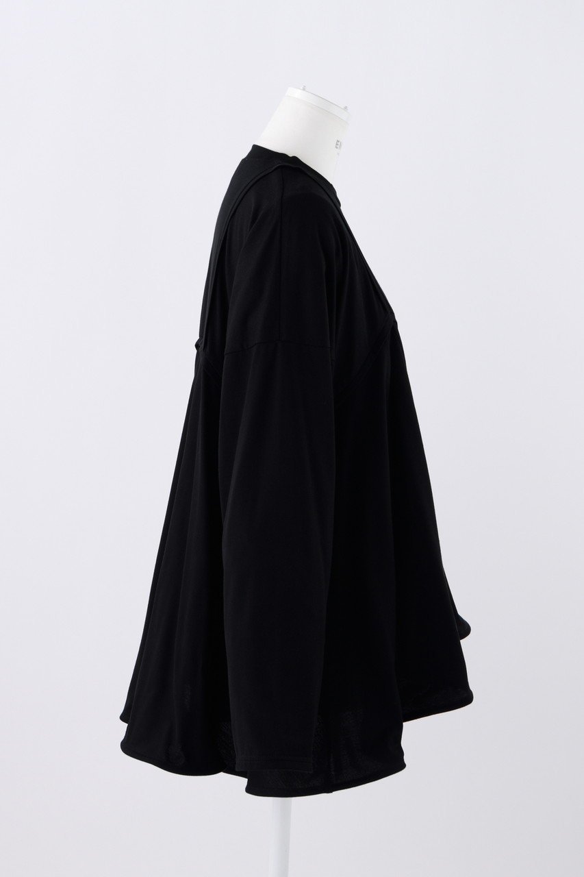 【エンフォルド/ENFOLD】のStaple天竺 メモリーヘムロングスリーブ 人気、トレンドファッション・服の通販 founy(ファニー) 　ファッション　Fashion　レディースファッション　Fashion for Women　トップス・カットソー　Cut & Sew Tops　シャツ・ブラウス・オフィスカジュアル　Elegant Blouses & Button-Ups　ロングTシャツ・Tシャツ　Longline T-Shirts & Tees　カットソー・ベーシックTシャツ　Cut-and-Sewn Tops / Stretch Tees & Basics　キャミソール　Camisole, Spaghetti Strap Top　スリーブ　Sleeve, Long Sleeve / Short Sleeve　ドレープ　Drape, Draping Fabric　フレア　Flare, Flared　ロング　Long, Long-Length　ワイヤー　Wire, Wired Bra　other-4|ID: prp329100003885549 ipo3291000000035061699