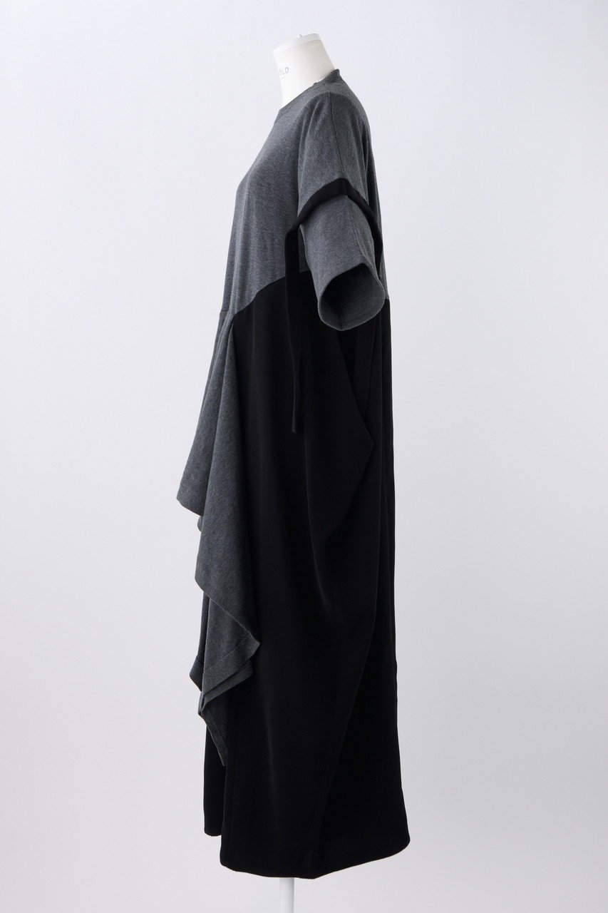 【エンフォルド/ENFOLD】のニット×PEコンビ DRS/ドレス 人気、トレンドファッション・服の通販 founy(ファニー) 　ファッション　Fashion　レディースファッション　Fashion for Women　ワンピース　Dresses　フォーマル・パーティードレス・結婚式用ドレス　Elegant & Casual Dresses　チュニック　Tunic Tops & Dresses　コンビ　Combo, Combination Style　チュニック　Tunic, Long Top　ドレス　Dress, One-Piece　ミックス　Mix, Mixed Style　ロング　Long, Long-Length　エレガント 上品　Elegant　other-2|ID: prp329100003885550 ipo3291000000032922008