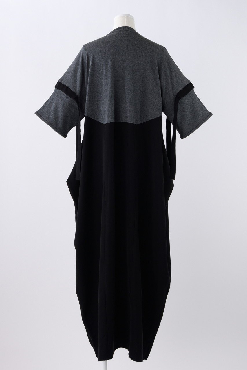【エンフォルド/ENFOLD】のニット×PEコンビ DRS/ドレス 人気、トレンドファッション・服の通販 founy(ファニー) 　ファッション　Fashion　レディースファッション　Fashion for Women　ワンピース　Dresses　フォーマル・パーティードレス・結婚式用ドレス　Elegant & Casual Dresses　チュニック　Tunic Tops & Dresses　コンビ　Combo, Combination Style　チュニック　Tunic, Long Top　ドレス　Dress, One-Piece　ミックス　Mix, Mixed Style　ロング　Long, Long-Length　エレガント 上品　Elegant　other-3|ID: prp329100003885550 ipo3291000000032922017