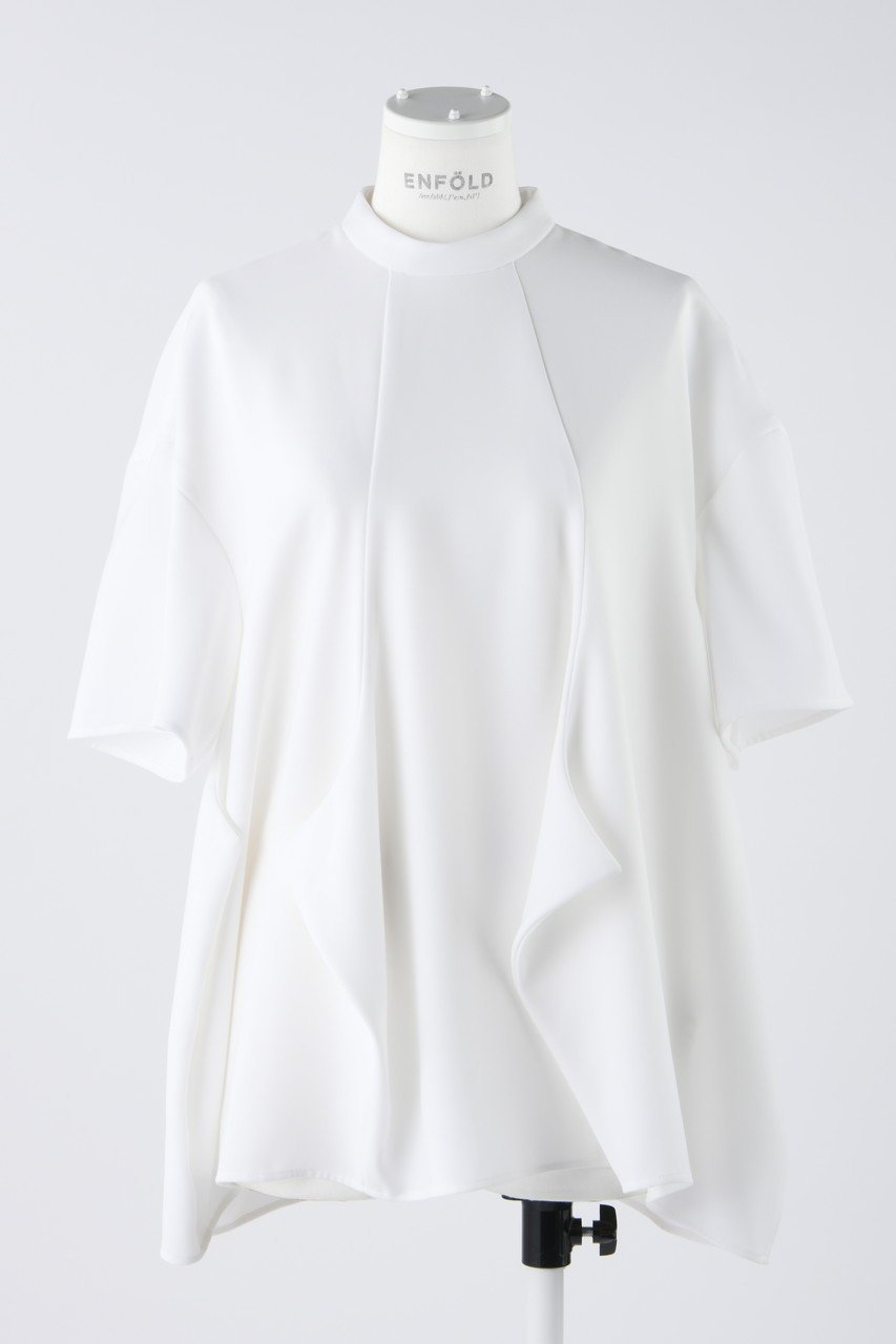 【エンフォルド/ENFOLD】のPEツイル スクエアヘム P.O/プルオーバー 人気、トレンドファッション・服の通販 founy(ファニー) ファッション Fashion レディースファッション Fashion for Women トップス・カットソー Cut & Sew Tops シャツ・ブラウス・オフィスカジュアル Elegant Blouses & Button-Ups ロングTシャツ・Tシャツ Longline T-Shirts & Tees カジュアルプルオーバー・ニットトップス Pullovers & Knit Tops / Casual Pullovers カットソー・ベーシックTシャツ Cut-and-Sewn Tops / Stretch Tees & Basics とろみ Fluid, Flowy Fabric カッティング Cutting Detail ショルダー Shoulder, Shoulder Strap ショート Short, Short Length シンプル Simple, Minimal スリーブ Sleeve, Long Sleeve / Short Sleeve セットアップ Set-Up, Coordinated Outfit ツイル Twist, Twisted Detail ドレープ Drape, Draping Fabric ドロップ Drop Shoulder, Dropped Style エレガント 上品 Elegant 人気 Popular, Best Seller 定番 Standard, Basic Item other-1|ID: prp329100003885559 ipo3291000000032939822