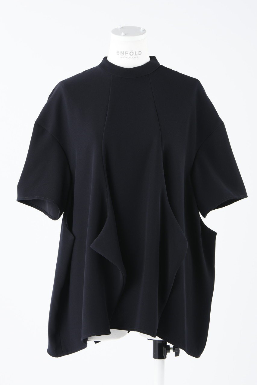 【エンフォルド/ENFOLD】のPEツイル スクエアヘム P.O/プルオーバー インテリア・キッズ・メンズ・レディースファッション・服の通販 founy(ファニー) ファッション Fashion レディースファッション Fashion for Women トップス・カットソー Cut & Sew Tops シャツ・ブラウス・オフィスカジュアル Elegant Blouses & Button-Ups ロングTシャツ・Tシャツ Longline T-Shirts & Tees カジュアルプルオーバー・ニットトップス Pullovers & Knit Tops / Casual Pullovers カットソー・ベーシックTシャツ Cut-and-Sewn Tops / Stretch Tees & Basics とろみ Fluid, Flowy Fabric カッティング Cutting Detail ショルダー Shoulder, Shoulder Strap ショート Short, Short Length シンプル Simple, Minimal スリーブ Sleeve, Long Sleeve / Short Sleeve セットアップ Set-Up, Coordinated Outfit ツイル Twist, Twisted Detail ドレープ Drape, Draping Fabric ドロップ Drop Shoulder, Dropped Style エレガント 上品 Elegant 人気 Popular, Best Seller 定番 Standard, Basic Item ダークネイビー|ID: prp329100003885559 ipo3291000000032939843