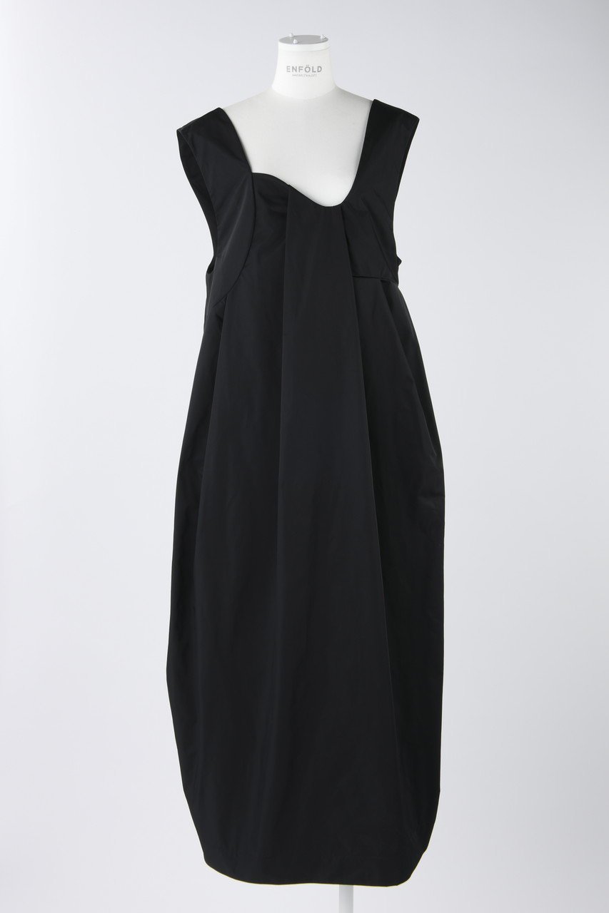 【エンフォルド/ENFOLD】のDICROS SOLO Twill Egg Jumper SK/スカート インテリア・キッズ・メンズ・レディースファッション・服の通販 founy(ファニー) 　ファッション　Fashion　レディースファッション　Fashion for Women　スカート　Skirts　ロングスカート　Long Skirts / Maxi & Midi Skirts　ウェーブ　Wavy Pattern　カッティング　Cutting Detail　ツイル　Twist, Twisted Detail　ビッグ　Big, Oversized　リラックス　Relax, Relaxed Fit　ロング　Long, Long-Length　エレガント 上品　Elegant　夏　Summer　ブラック|ID: prp329100003885562 ipo3291000000036831827