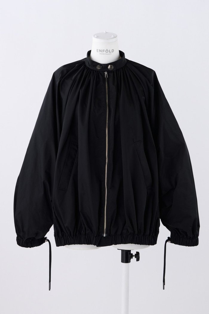 【エンフォルド/ENFOLD】のDICROS SOLO Twill サークルアームブルゾン インテリア・キッズ・メンズ・レディースファッション・服の通販 founy(ファニー) https://founy.com/ ファッション Fashion レディースファッション Fashion for Women アウター Coat / Outerwear Collection レディースジャケット・軽アウター Jackets ブルゾンジャケット・スポーティアウター Blouson Jackets エレガント 上品 Elegant ギャザー Gathered, Ruffled サークル Circle, Round Design ジャケット Jacket, Outerwear スピンドル Spindle, Drawcord ツイル Twist, Twisted Detail ブルゾン Blouson, Bomber Jacket |ID: prp329100003885563 ipo3291000000032955800