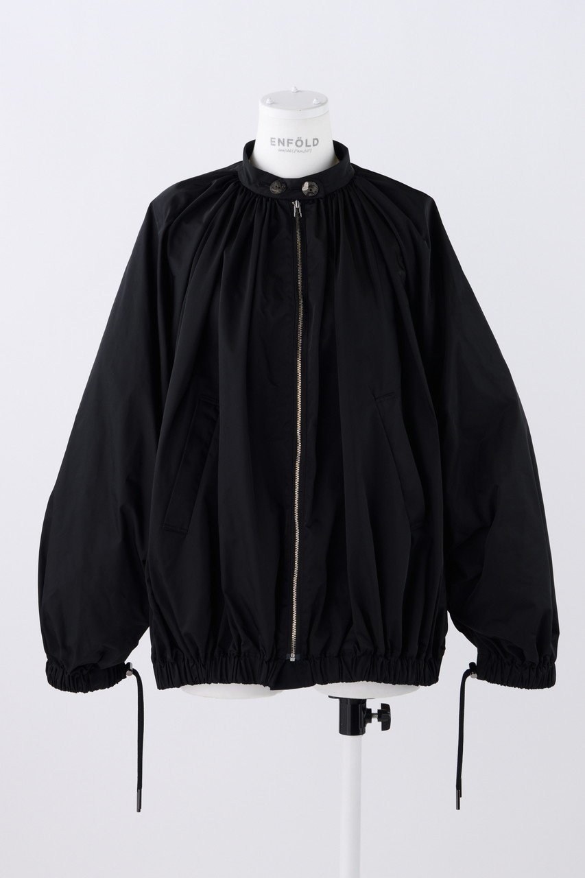 【エンフォルド/ENFOLD】のDICROS SOLO Twill サークルアームブルゾン 人気、トレンドファッション・服の通販 founy(ファニー) 　ファッション　Fashion　レディースファッション　Fashion for Women　アウター　Coat / Outerwear Collection　レディースジャケット・軽アウター　Jackets　ブルゾンジャケット・スポーティアウター　Blouson Jackets　エレガント 上品　Elegant　ギャザー　Gathered, Ruffled　サークル　Circle, Round Design　ジャケット　Jacket, Outerwear　スピンドル　Spindle, Drawcord　ツイル　Twist, Twisted Detail　ブルゾン　Blouson, Bomber Jacket　 other-1|ID: prp329100003885563 ipo3291000000032955800