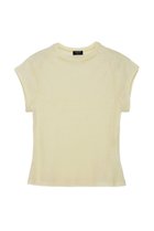 【イリスフォーセブン/IRIS 47】のシアーキャプスリーブトップス 人気、トレンドファッション・服の通販 founy(ファニー) ファッション Fashion レディースファッション Fashion for Women トップス・カットソー Cut & Sew Tops シャツ・ブラウス・オフィスカジュアル Elegant Blouses & Button-Ups ロングTシャツ・Tシャツ Longline T-Shirts & Tees カットソー・ベーシックTシャツ Cut-and-Sewn Tops / Stretch Tees & Basics キャップ Cap, Baseball Cap ショート Short, Short Length シンプル Simple, Minimal ジュエリー Jewelry, Accessories スリーブ Sleeve, Long Sleeve / Short Sleeve ブローチ Brooch, Pin Brooch thumbnail ベージュ|ID: prp329100003885568 ipo3291000000035735996