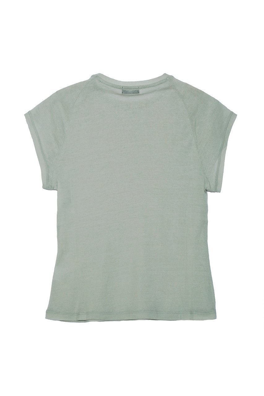 【イリスフォーセブン/IRIS 47】のシアーキャプスリーブトップス 人気、トレンドファッション・服の通販 founy(ファニー) 　ファッション　Fashion　レディースファッション　Fashion for Women　トップス・カットソー　Cut & Sew Tops　シャツ・ブラウス・オフィスカジュアル　Elegant Blouses & Button-Ups　ロングTシャツ・Tシャツ　Longline T-Shirts & Tees　カットソー・ベーシックTシャツ　Cut-and-Sewn Tops / Stretch Tees & Basics　キャップ　Cap, Baseball Cap　ショート　Short, Short Length　シンプル　Simple, Minimal　ジュエリー　Jewelry, Accessories　スリーブ　Sleeve, Long Sleeve / Short Sleeve　ブローチ　Brooch, Pin Brooch　other-2|ID: prp329100003885568 ipo3291000000035736000