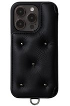 【デミュウ/DEMIU】のiPhone15 BALLON CINQ ブラック×ブラックスタッズ|ID: prp329100003885581 ipo3291000000032770108
