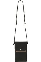 【ラルコバレーノ/L'arcobaleno】のフラップショルダーウォレット ブラック×グレー|ID: prp329100003887977 ipo3291000000032793545