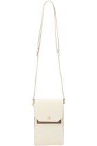 【ラルコバレーノ/L'arcobaleno】のフラップショルダーウォレット ホワイト×グレー|ID: prp329100003887977 ipo3291000000032793552
