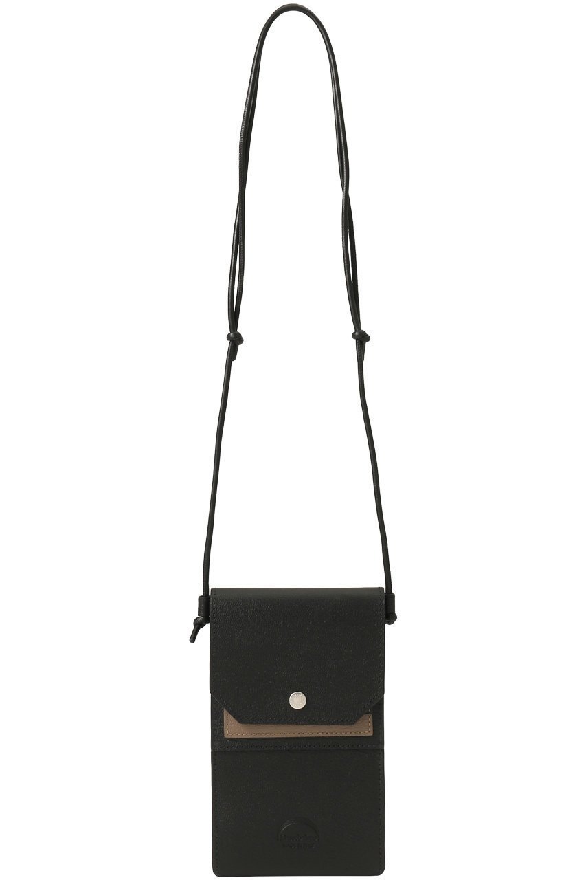 【ラルコバレーノ/L'arcobaleno】のフラップショルダーウォレット インテリア・キッズ・メンズ・レディースファッション・服の通販 founy(ファニー) 　ファッション　Fashion　レディースファッション　Fashion for Women　ユニセックス　Unisex, Genderless　コイン　Coin, Coin Design　ショルダー　Shoulder, Shoulder Strap　フラップ　Flap, Flap Pocket　ポケット　Pocket, Pocket Detail　ポシェット　Pochette, Mini Bag　ポーチ　Pouch, Small Case　ロング　Long, Long-Length　人気　Popular, Best Seller　財布　Wallet, Purse　ブラック×グレー|ID: prp329100003887977 ipo3291000000036035267